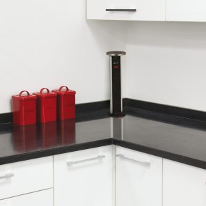 Häfele Vertical Powerdock Pop-Up Socket, 3 x UK