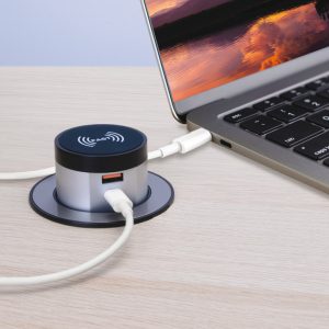 Häfele Pop-Up Wireless Charger with USB-A/USB-C
