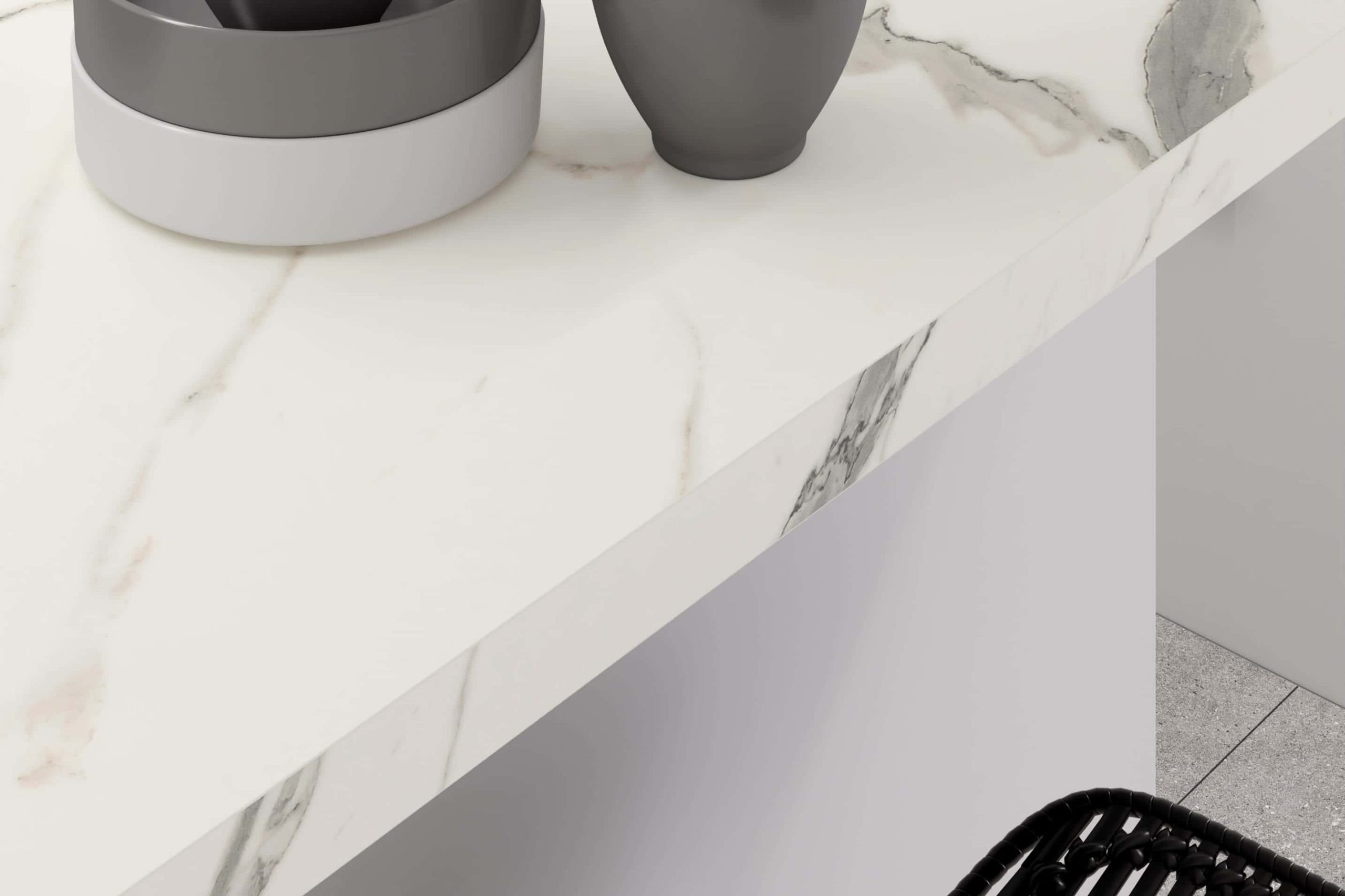 Statuario Marble Laminate Worktop 2