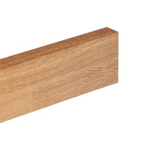 Solid oak worktop upstand 3m x 80 x 18mm