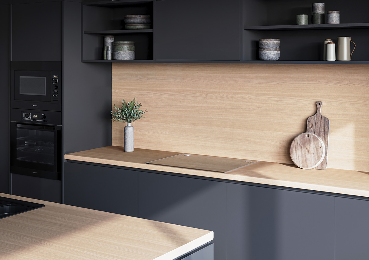 Formica Blanched Oak Laminate Worktop (PP5852) 2