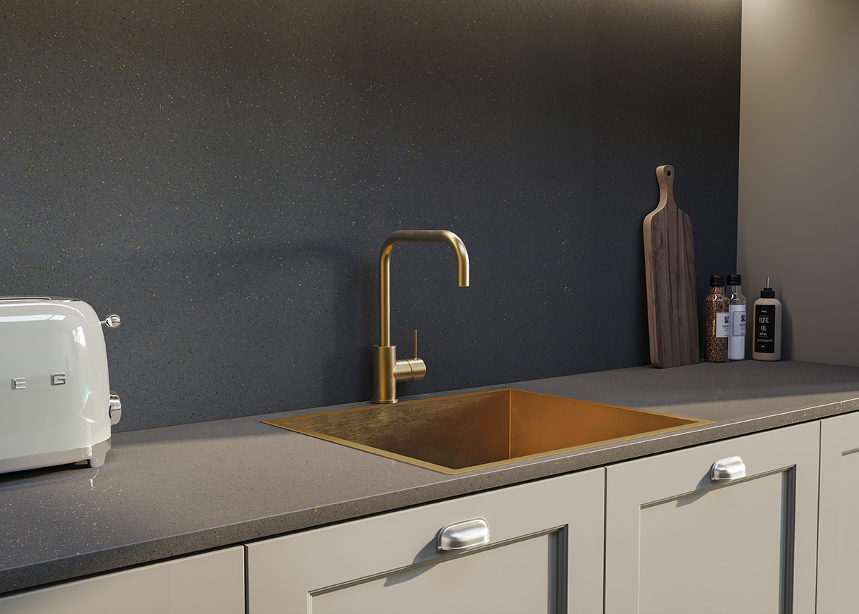 Formica Sovereign Greystone Laminate Worktop (PP5834) 2