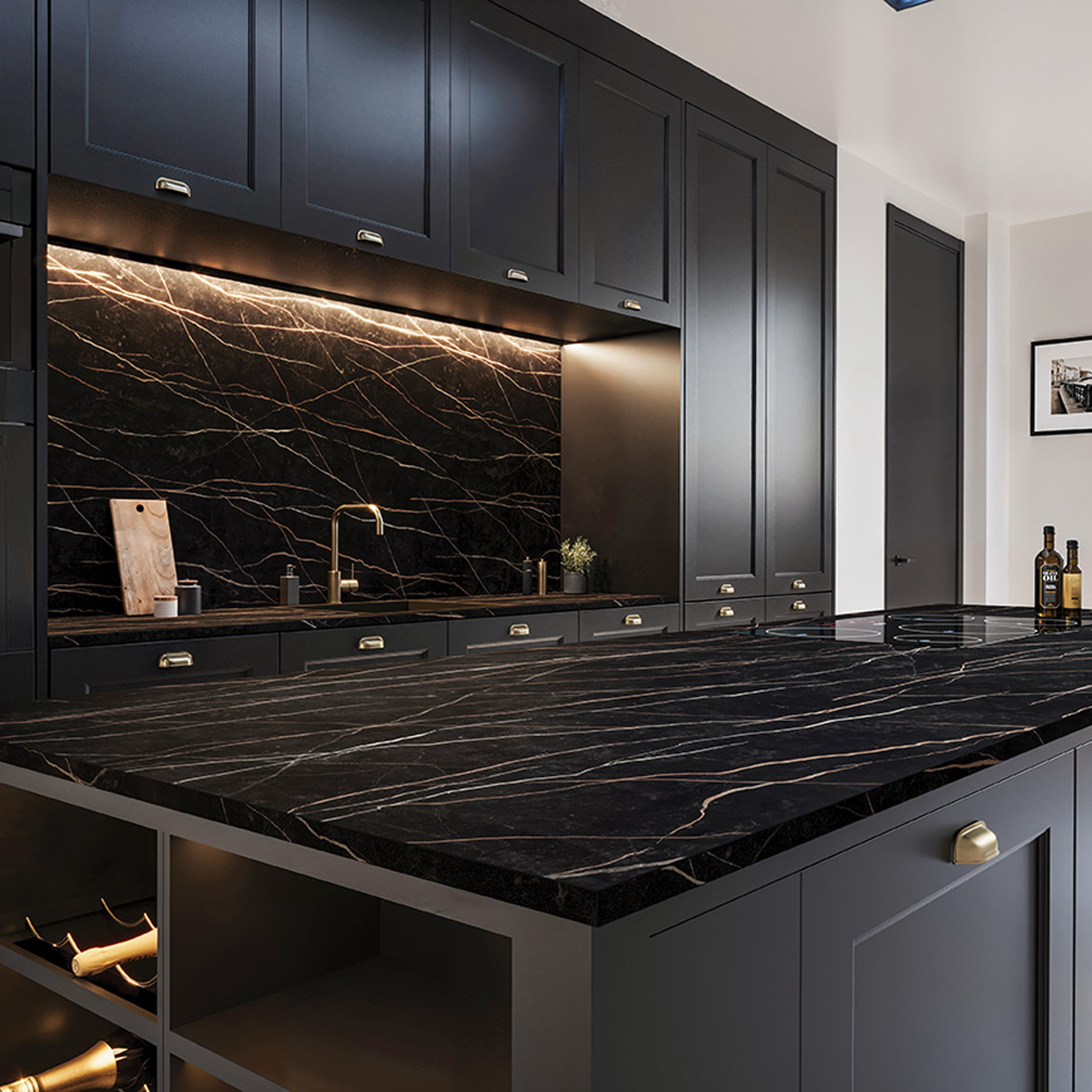 Formica Sahara Noir Laminate Worktop (PP9921) 2