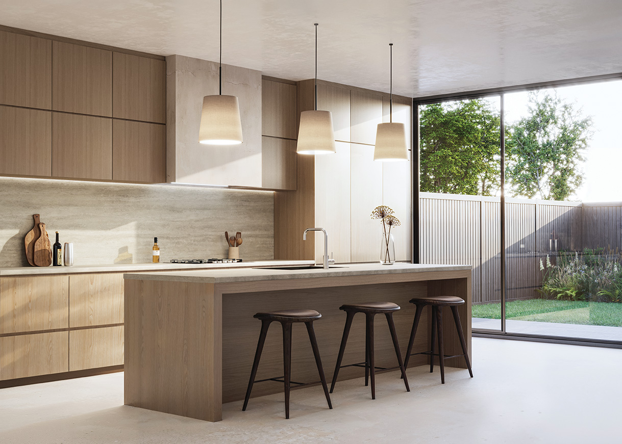 Formica Tumbled Travertine Laminate Worktop (PP5812) 2