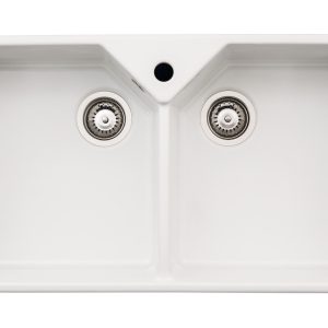 Abode Provincial 2.0 Bowl Belfast Sink, White (AW1021)