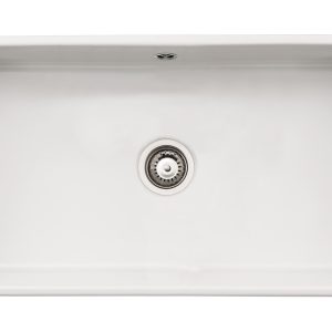 Abode Provincial Large 1.0 Bowl Belfast Sink, White (AW1020)