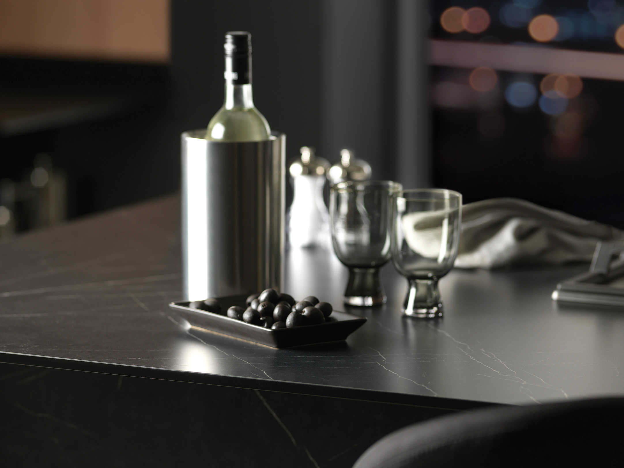 Aria Nero Grafite Compact Laminate Worktop 3