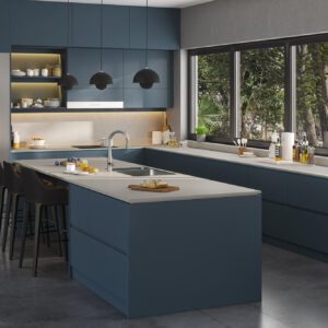 Whispering Grey Solid Surface Worktop